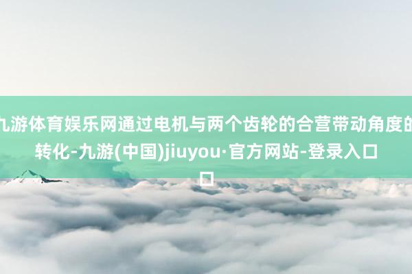 九游体育娱乐网通过电机与两个齿轮的合营带动角度的转化-九游(中国)jiuyou·官方网站-登录入口